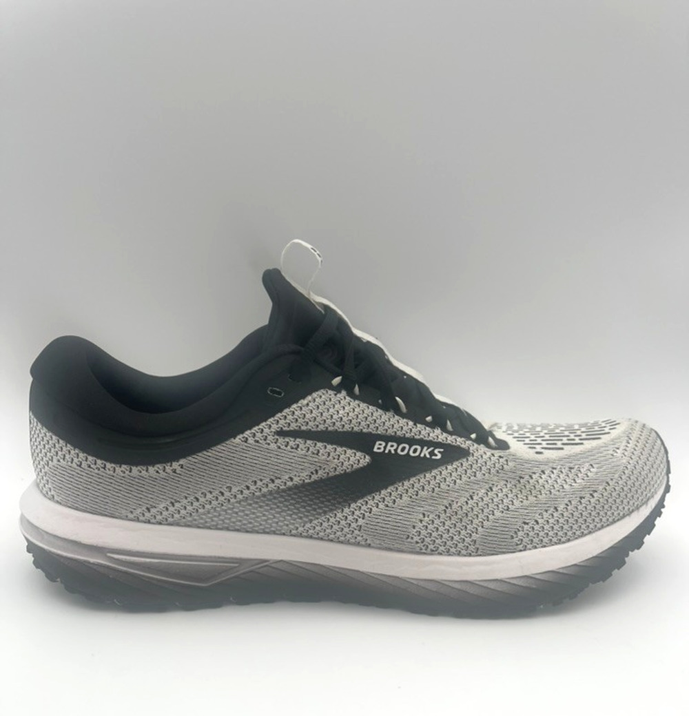 Brooks Revel 7 Men's 10.5 D Gray Black Running Shoes Athletic Sneakers 110435